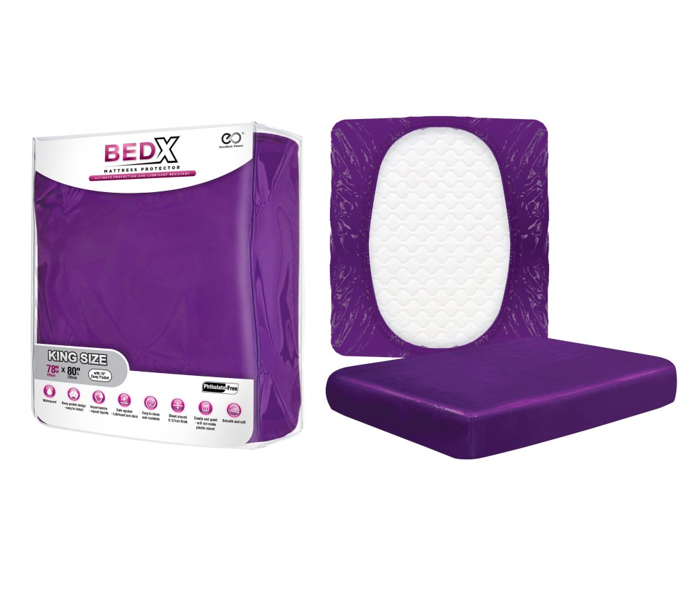 BED X - MATTRESS PROTECTOR - KING SIZE PURPLE | ViPstore.hu - Erotika webáruház #1 - EAN 4897078631542 | SKU NMC0002280