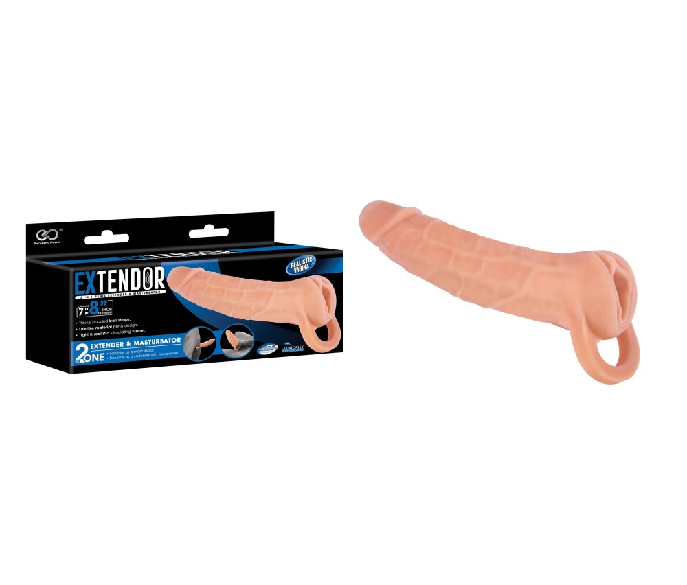 EXTENDOR 8" TPR 2 IN 1 EXTENDER & MASTURBATOR | ViPstore.hu - Erotika webáruház #1 - EAN 4897078632518 | SKU NMC0002307