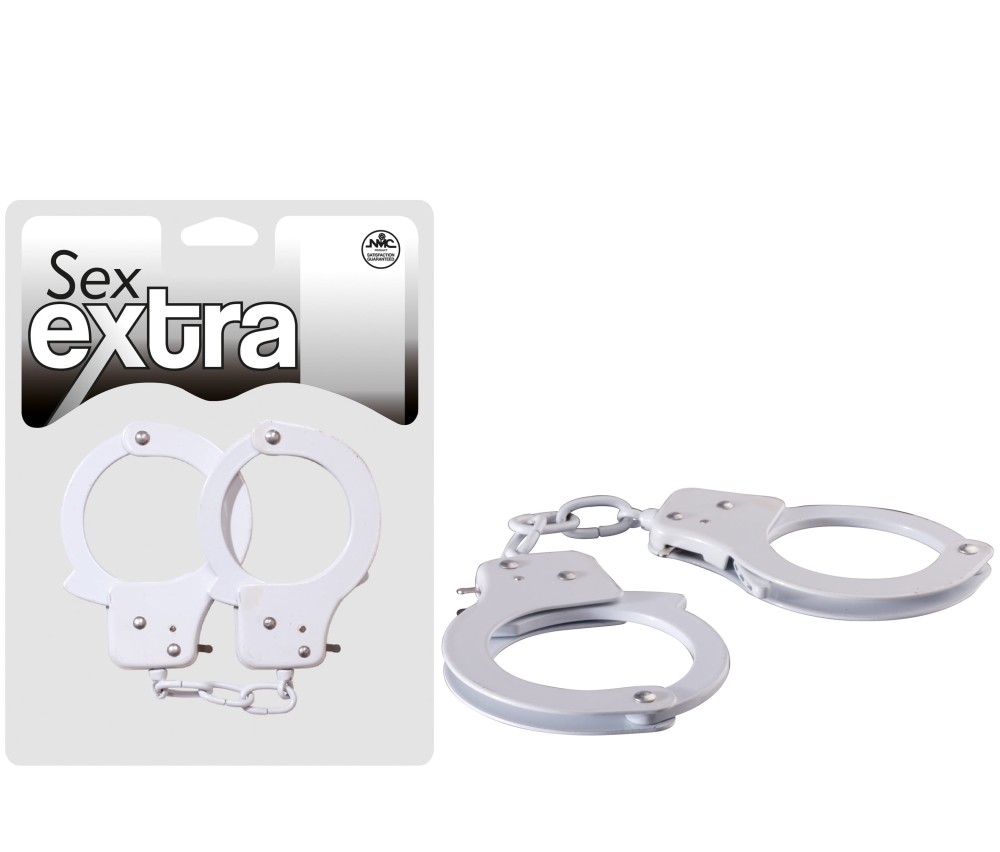 SEX EXTRA - METAL CUFFS WHITE | ViPstore.hu - Erotika webáruház #1 - EAN 4892503141702 | SKU NMC0002378
