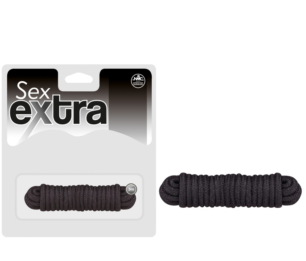 SEX EXTRA - LOVE ROPE BLACK | ViPstore.hu - Erotika webáruház #1 - EAN 4892503141658 | SKU NMC0002387