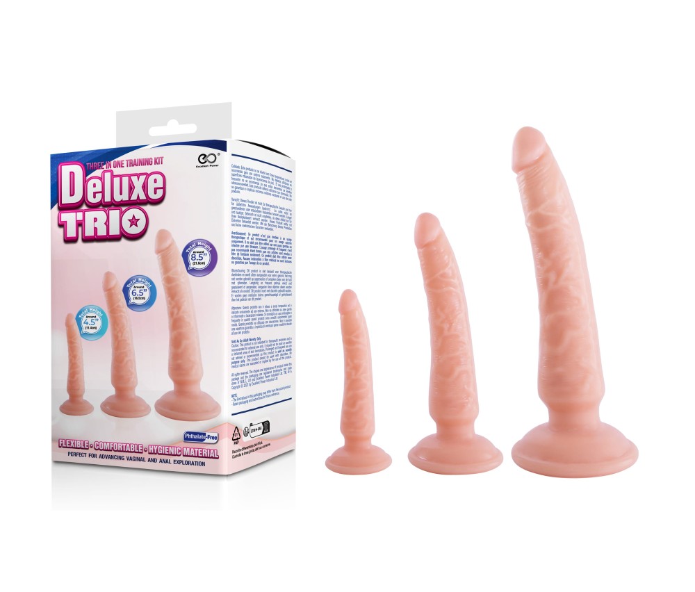 DELUXE TRIO PVC DONG KIT SET | ViPstore.hu - Erotika webáruház #1 - EAN 4897078632587 | SKU NMC0002420