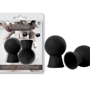 NIPPLESS SILICONE NIPPLE SUCKER SET OF 2PCS BLACK | ViPstore.hu - Erotika webáruház #1 - EAN 4892503164473 | SKU NMC0002447