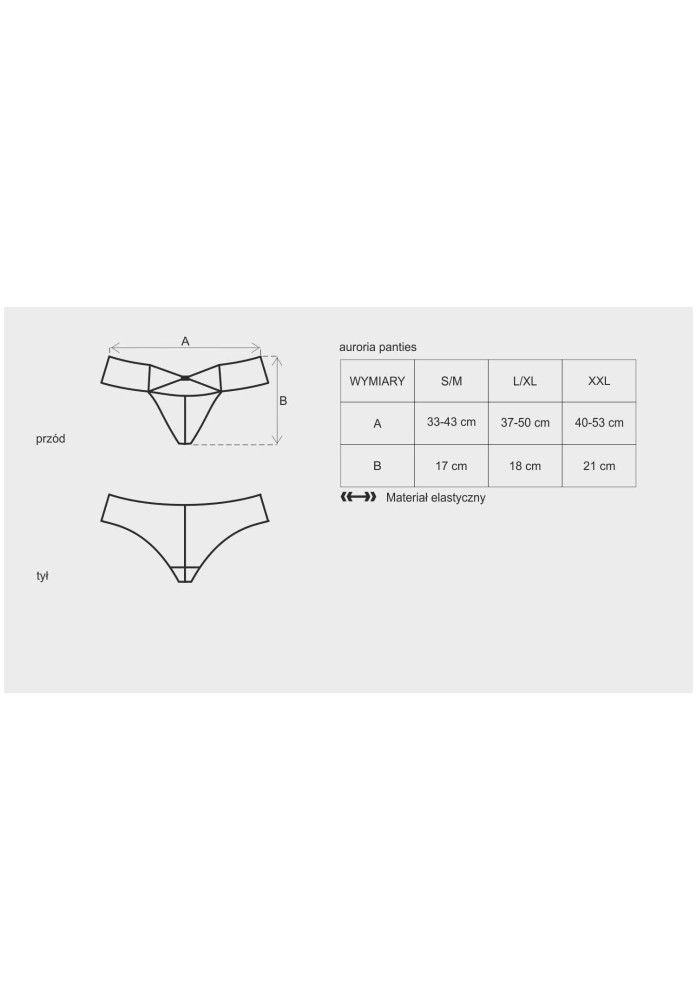 Auroria panties L/XL | ViPstore.hu - Erotika webáruház #3 - EAN 5901688208007 | SKU OBSES00540