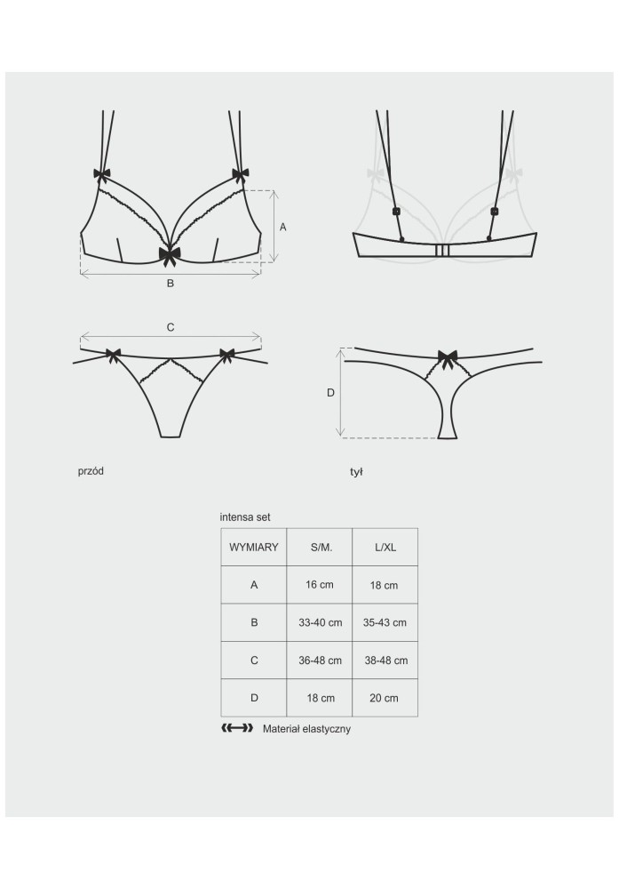 Intensa set S/M | ViPstore.hu - Erotika webáruház #3 - EAN 5901688206188 | SKU OBSES00695