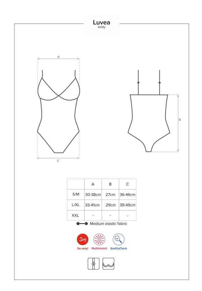 Luvae teddy L/XL | ViPstore.hu - Erotika webáruház #7 - EAN 5901688226636 | SKU OBSES01306
