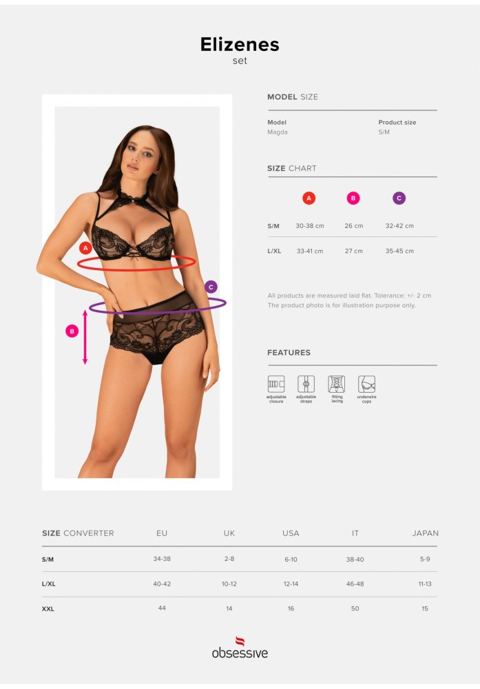Elizenes 2-pcs set S/M | ViPstore.hu - Erotika webáruház #7 - EAN 5901688234341 | SKU OBSES01762