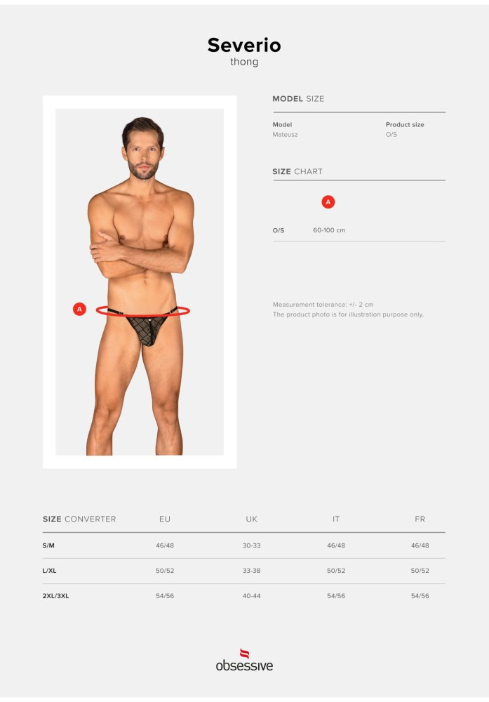 Severio thong O/S | ViPstore.hu - Erotika webáruház #9 - EAN }