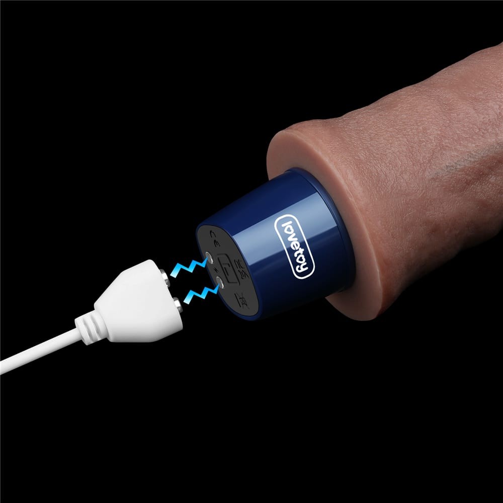 9.5" REAL SOFTEE Rechargeable Silicone Vibrating Dildo | ViPstore.hu - Erotika webáruház #4 - EAN 6942063400837 | SKU LVTOY00714