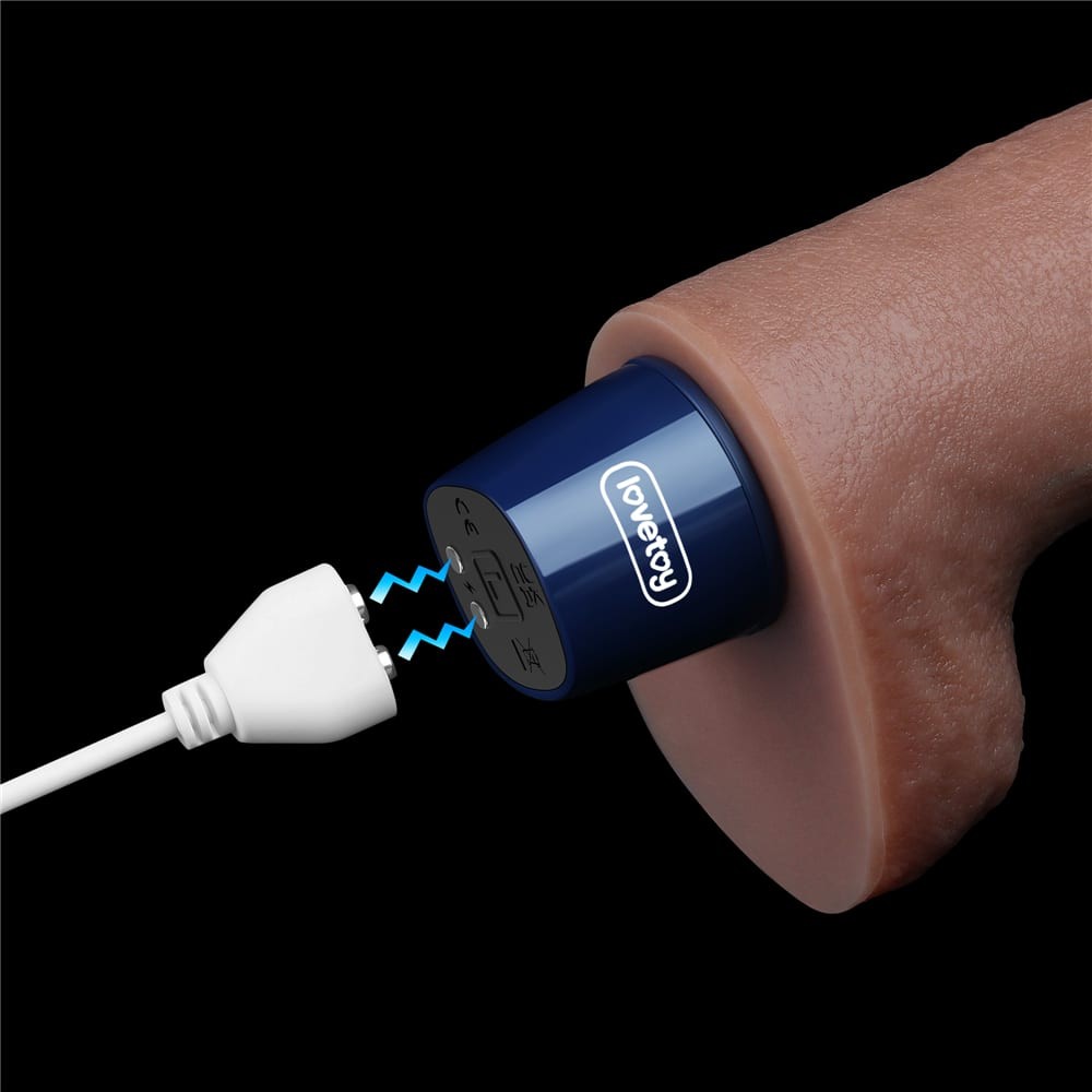 10.5" REAL SOFTEE Rechargeable Silicone Vibrating Dildo | ViPstore.hu - Erotika webáruház #4 - EAN 6942063400844 | SKU LVTOY00715