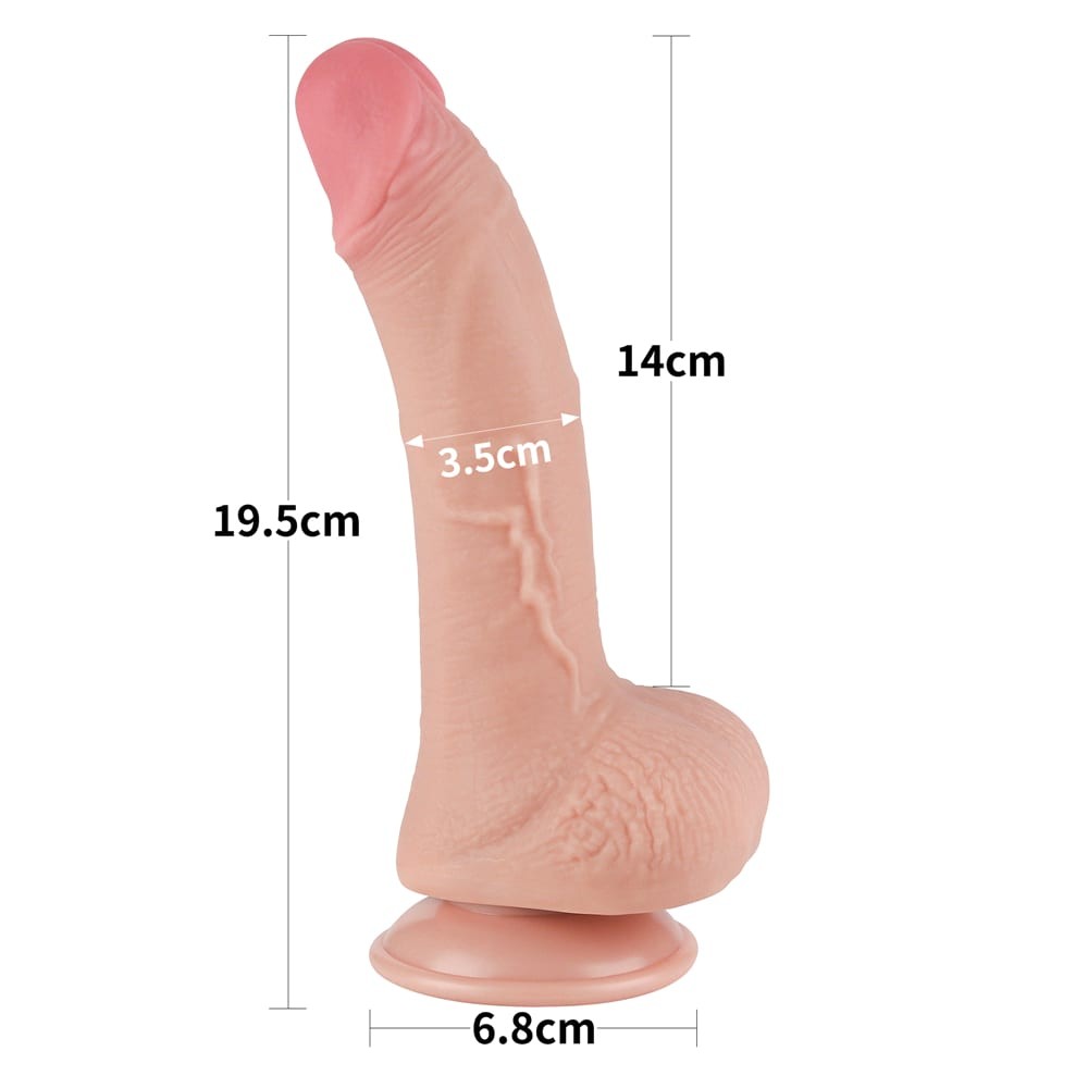 7.5'' Sliding Skin Dual Layer Dong Flesh I | ViPstore.hu - Erotika webáruház #9 - EAN }
