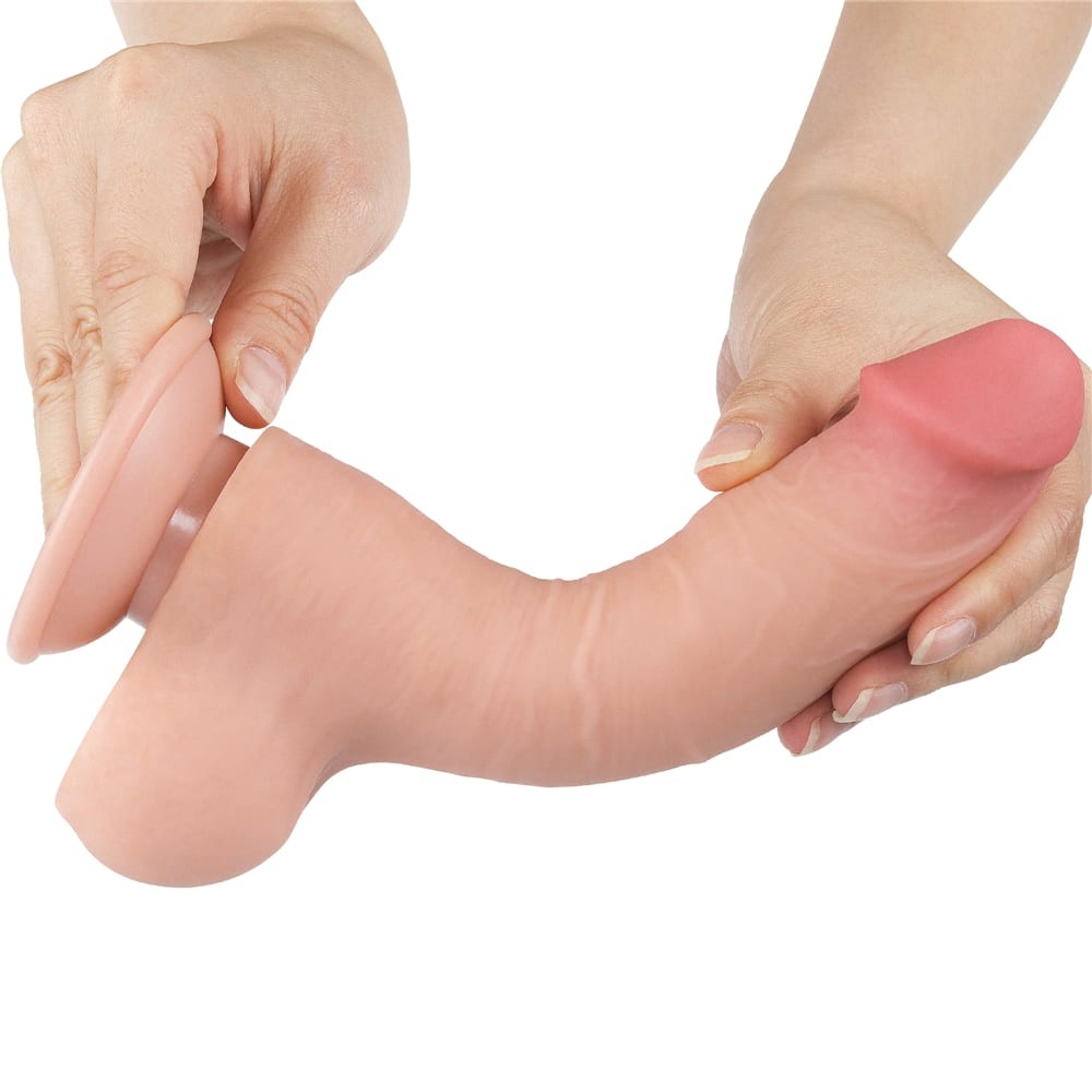 8'' Sliding Skin Dual Layer Dong Flesh I_B15O50_3 | ViPstore.hu - Erotika webáruház #7 - EAN 6942063400295 | SKU LVTOY00721