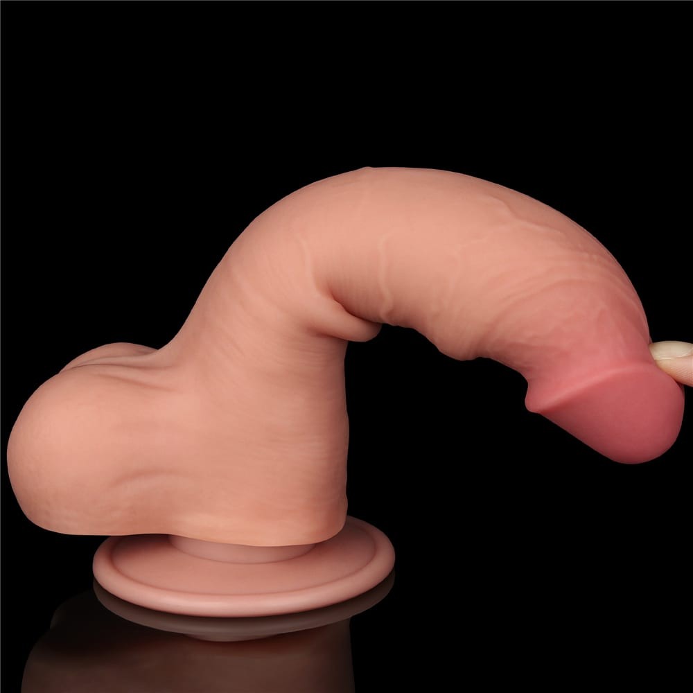 8'' Sliding Skin Dual Layer Dong Flesh I_B15O50_3 | ViPstore.hu - Erotika webáruház #8 - EAN 6942063400295 | SKU LVTOY00721