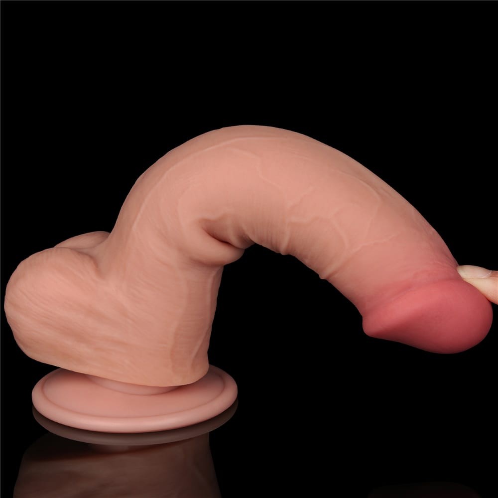 8'' Sliding Skin Dual Layer Dong Flesh III_B15O50_3 | ViPstore.hu - Erotika webáruház #10 - EAN 6942063400318 | SKU LVTOY00723