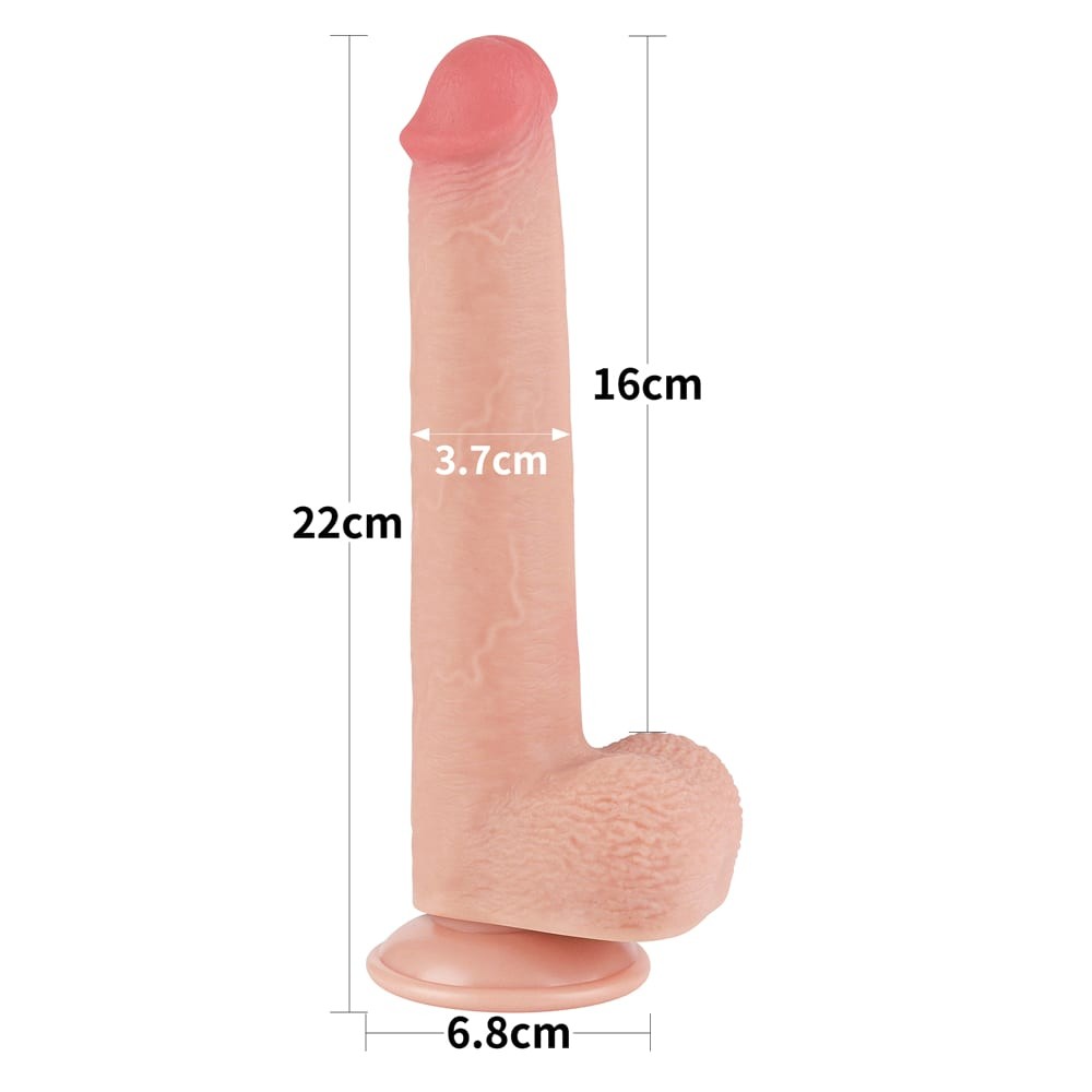 9'' Sliding Skin Dual Layer Dong Flesh_B15O50_3 | ViPstore.hu - Erotika webáruház #4 - EAN 6942063400349 | SKU LVTOY00726