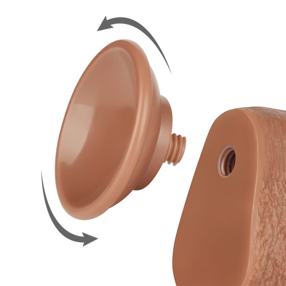 9'' Sliding Skin Dual Layer Dong Brown_B15O50_3 | ViPstore.hu - Erotika webáruház #4 - EAN 6942063400455 | SKU LVTOY00737
