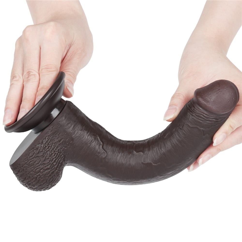 9'' Sliding Skin Dual Layer Dong Black_B15O50_3 | ViPstore.hu - Erotika webáruház #8 - EAN 6942063400561 | SKU LVTOY00748