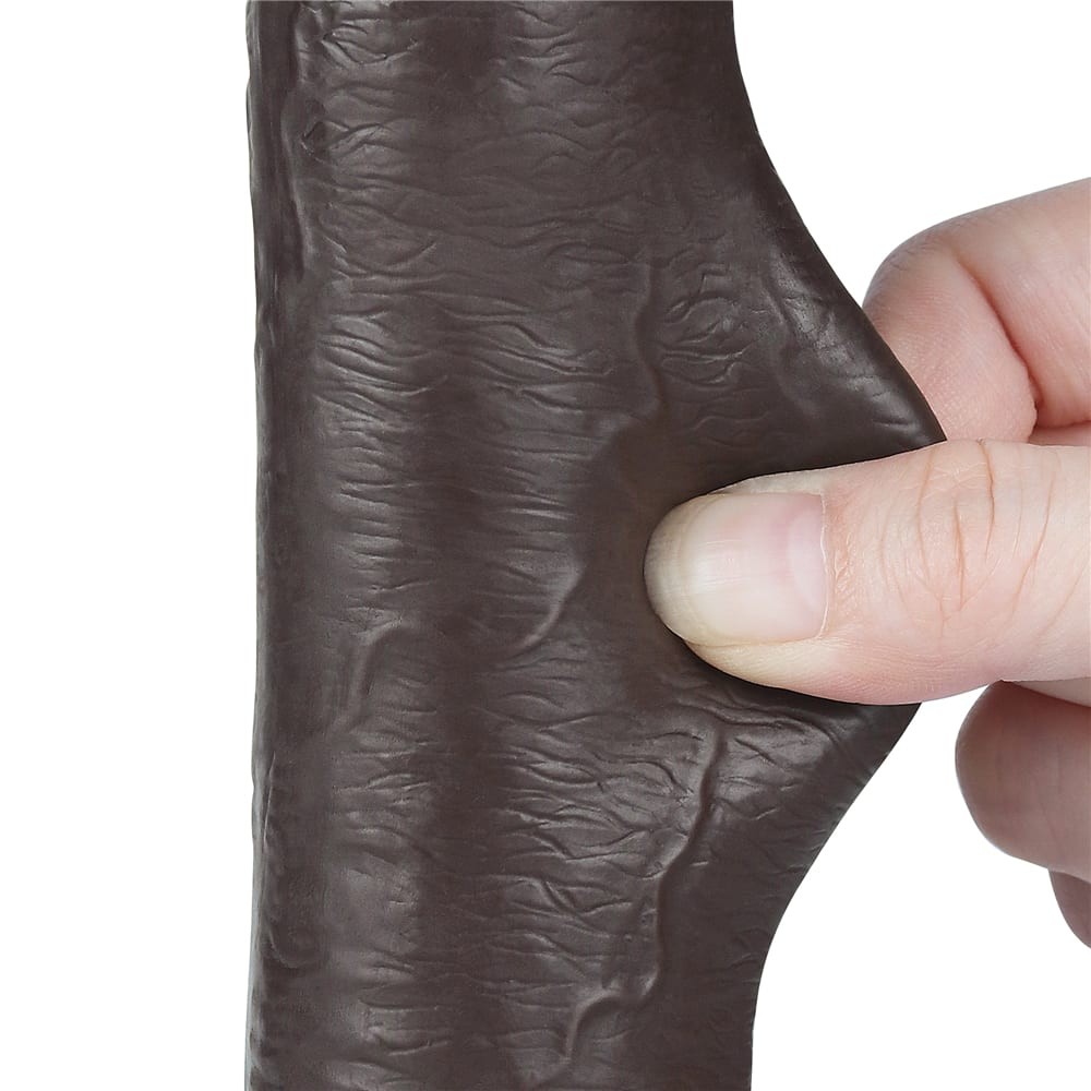 9'' Sliding Skin Dual Layer Dong Black_B15O50_3 | ViPstore.hu - Erotika webáruház #10 - EAN 6942063400561 | SKU LVTOY00748
