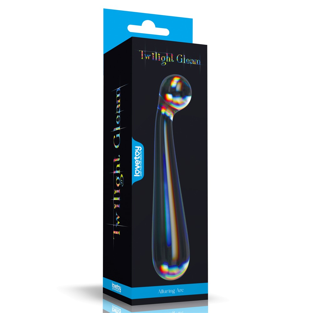 Twilight Gleam Glass Dildo- Alluring Arc | ViPstore.hu - Erotika webáruház #1 - EAN 6942063400714 | SKU LVTOY00750