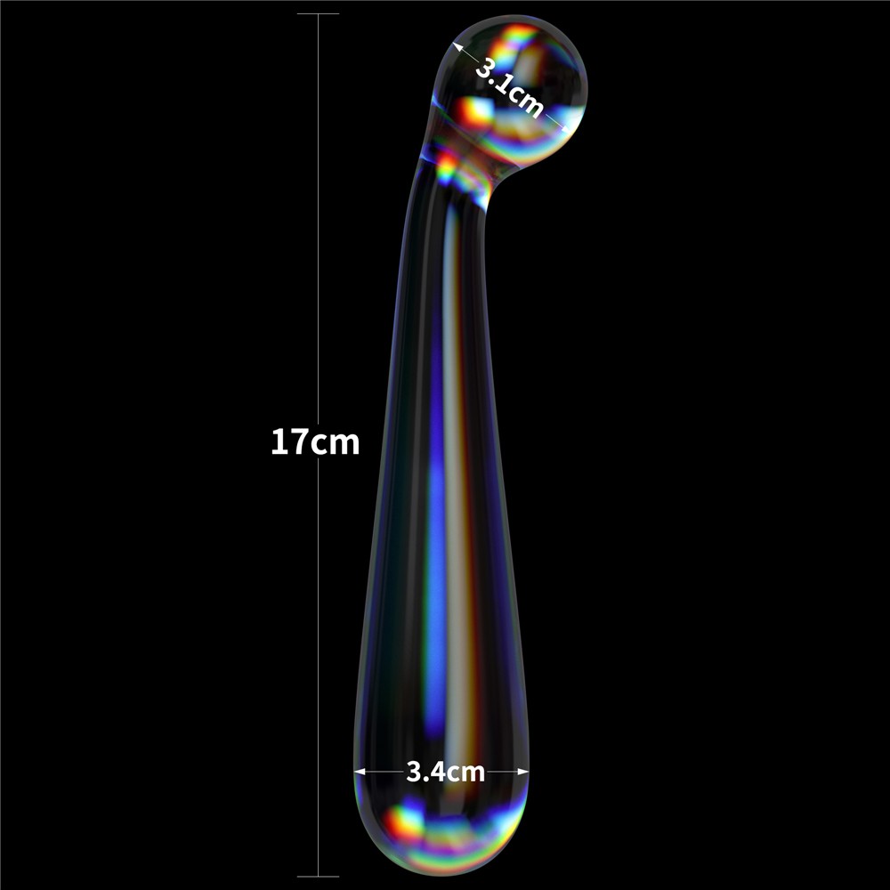 Twilight Gleam Glass Dildo- Alluring Arc | ViPstore.hu - Erotika webáruház #4 - EAN 6942063400714 | SKU LVTOY00750