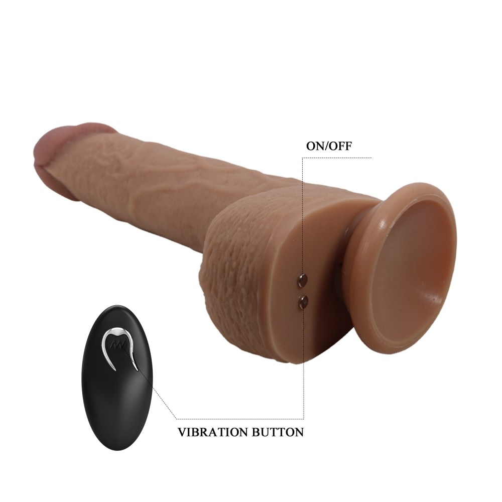 Pretty Love Tommy 8,9" Vibrating Dildo - Image 5