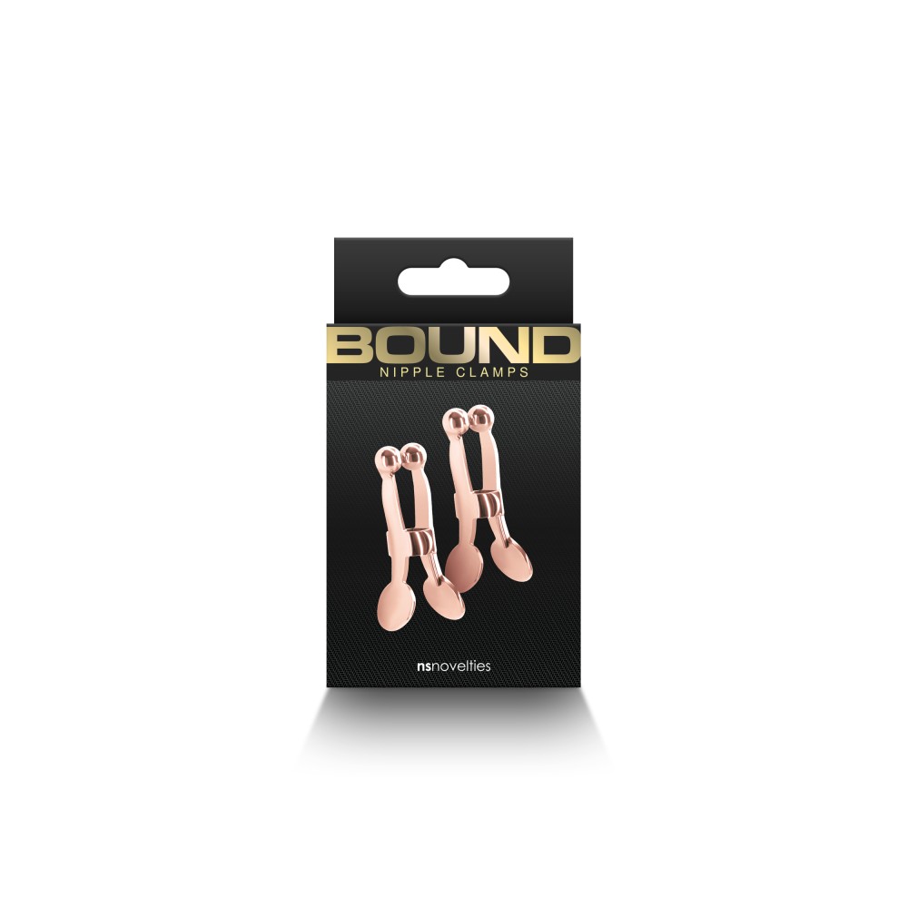Bound - Nipple Clamps - C1 - Rose Gold | ViPstore.hu - Erotika webáruház #1 - EAN 657447106958 | SKU NSTOYS1088