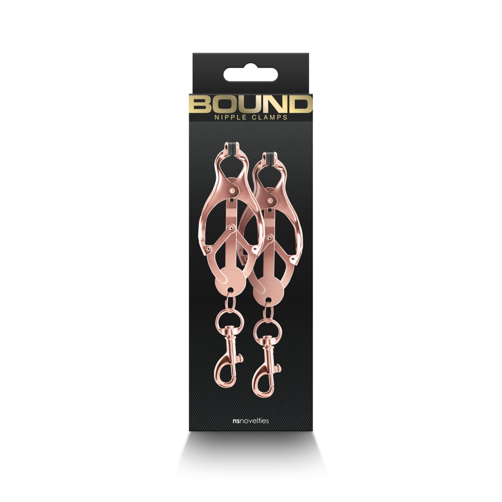 Bound - Nipple Clamps - C3 - Rose Gold | ViPstore.hu - Erotika webáruház #1 - EAN 657447106996 | SKU NSTOYS1090