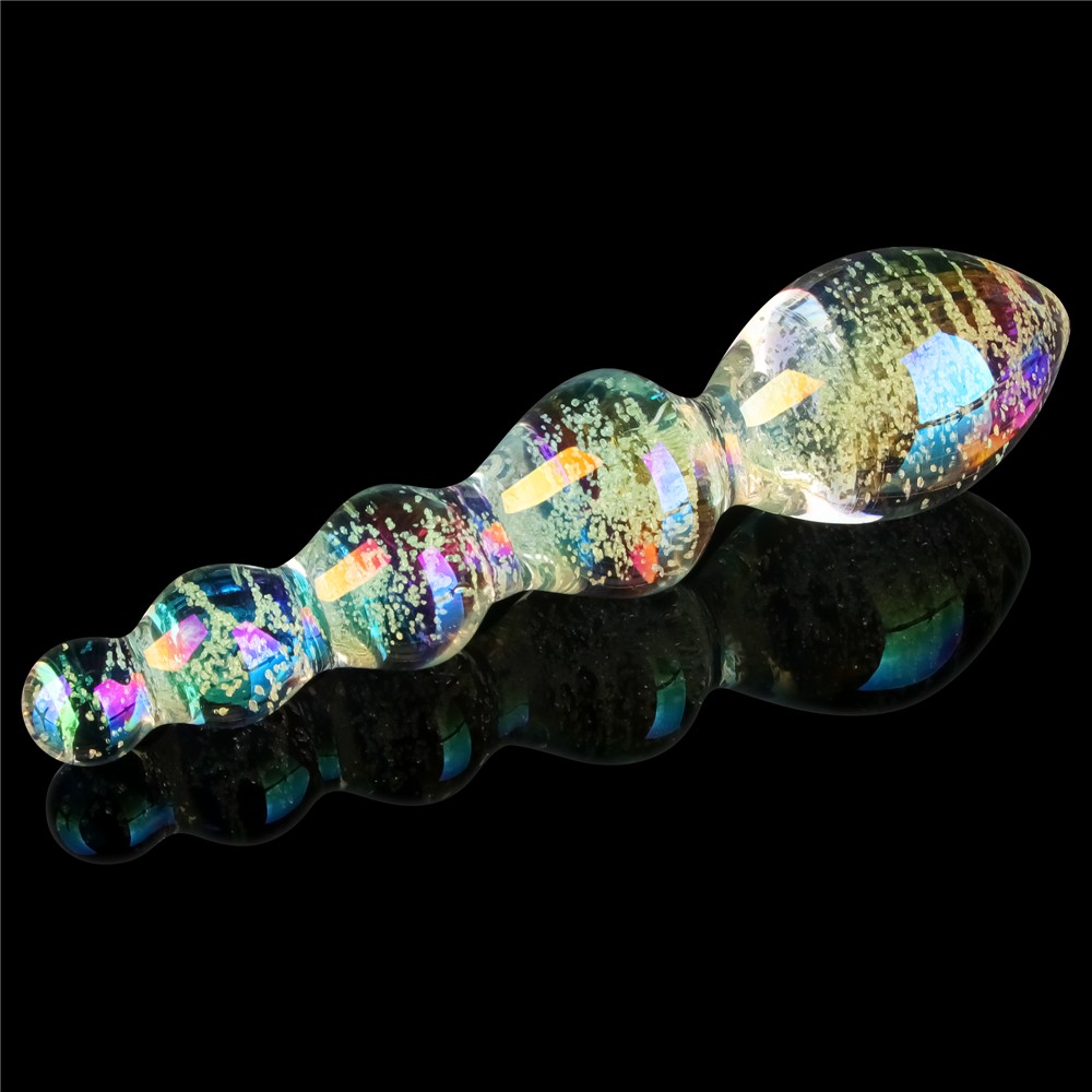 Glow-in-the-dark Twilight Gleam Glass Dildo-Tantalizing Orbs | ViPstore.hu - Erotika webáruház #5 - EAN 6942063400707 | SKU LVTOY00767