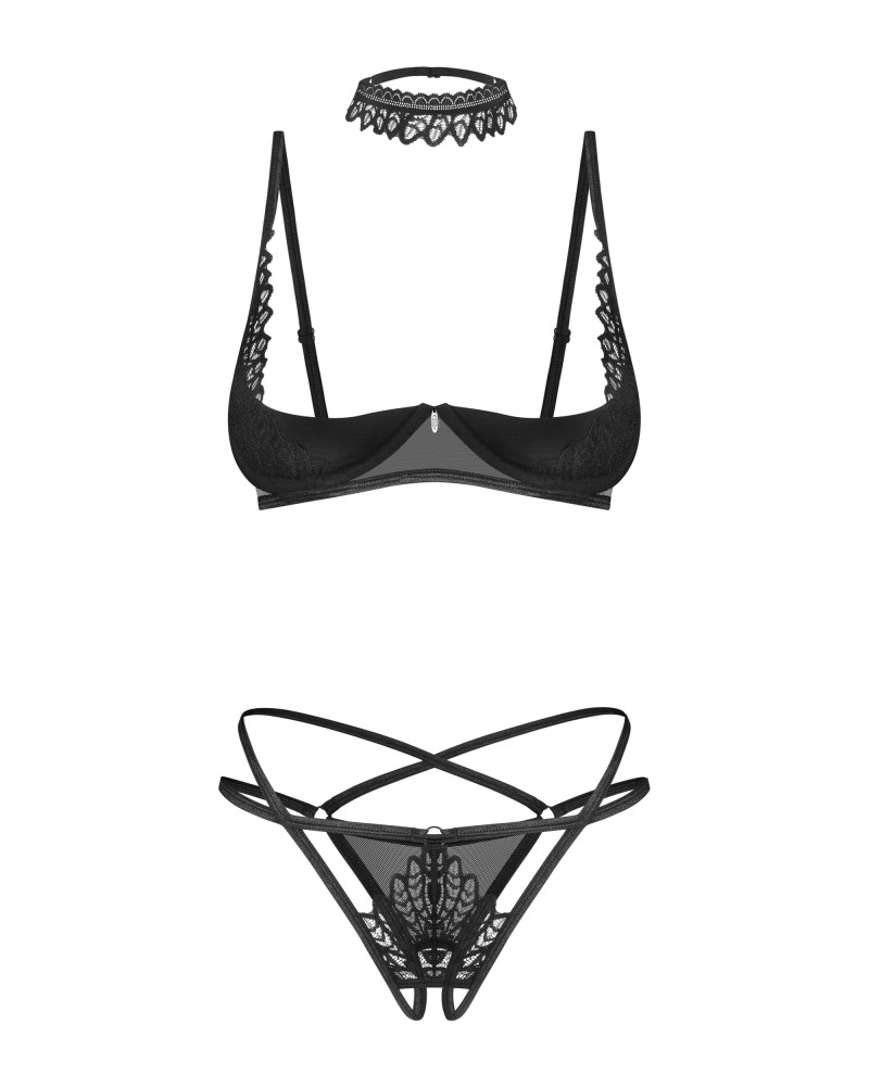 Donarella 3-pcs crotchless set XS/S | ViPstore.hu - Erotika webáruház #5 - EAN 5901688256756 | SKU OBSES02025