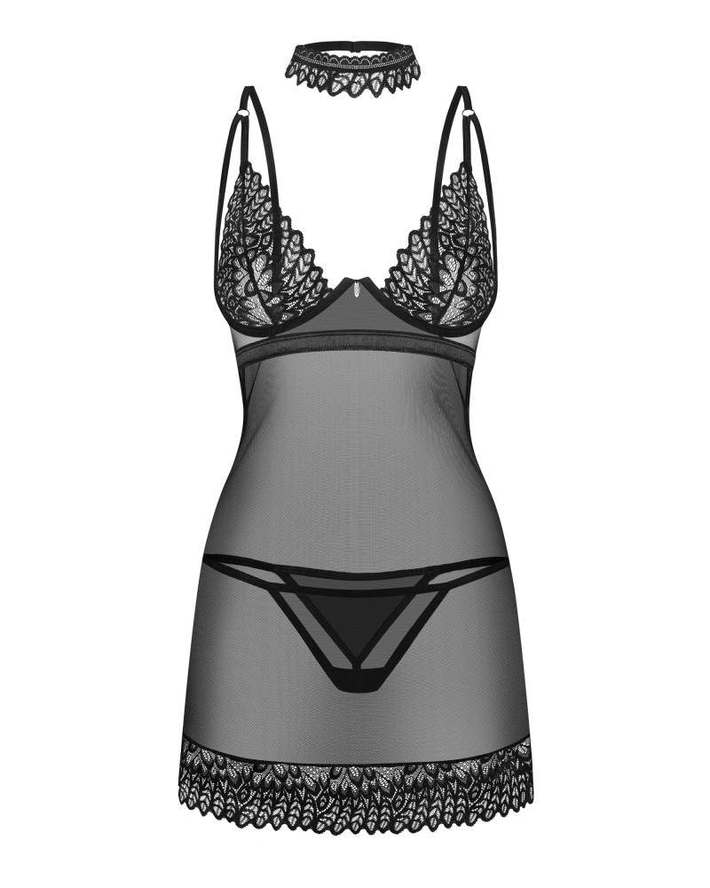 Donarella chemise & thong M/L | ViPstore.hu - Erotika webáruház #4 - EAN 5901688256886 | SKU OBSES02028