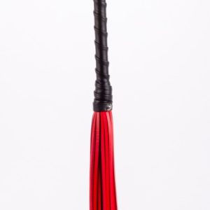 Calf Leather Handle Saddle Leather Tails Red | ViPstore.hu - Erotika webáruház #1 - EAN 5999560517347 | SKU DEVIL00051