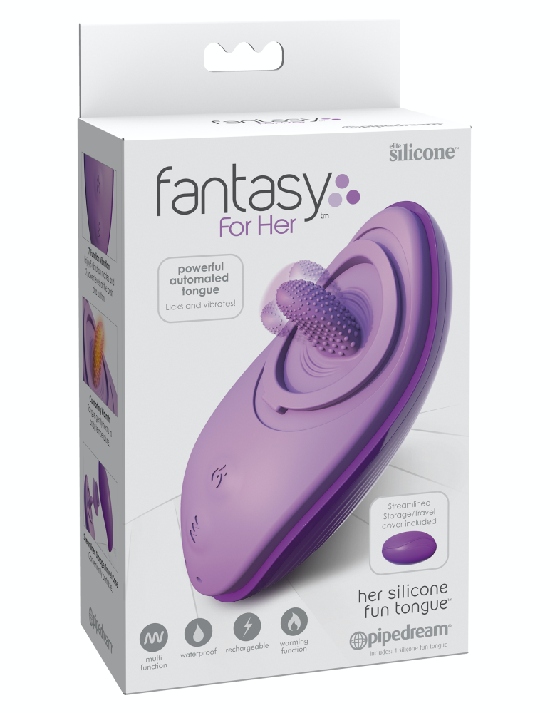 Her Silicone Fun Tongue  Purple | ViPstore.hu - Erotika webáruház #1 - EAN 603912759631 | SKU PIPE495612
