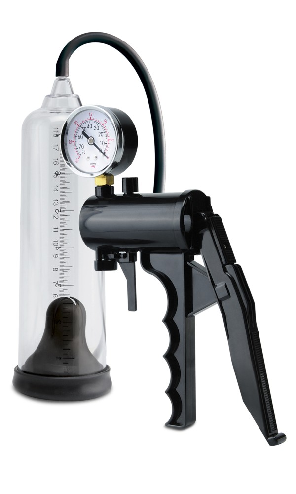 Max-Precision Power Pump Clear/Black | ViPstore.hu - Erotika webáruház #2 - EAN 603912294668 | SKU PIPE327023