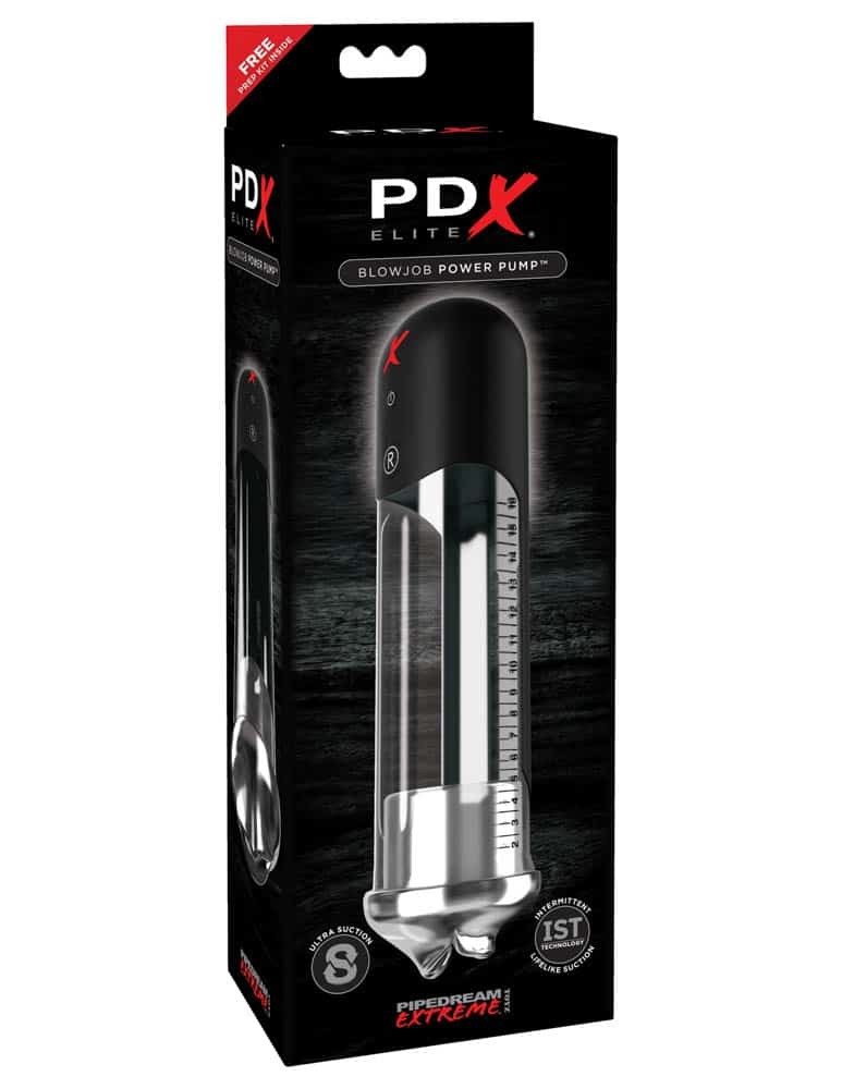 Blowjob Power Pump  Clear/Black | ViPstore.hu - Erotika webáruház #1 - EAN 603912744453 | SKU PIPERD0511