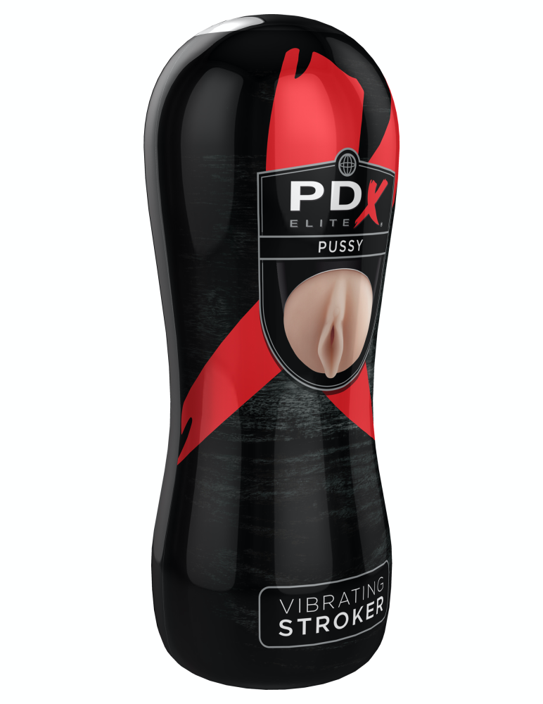 Vibrating Pussy Stroker  Light/Black | ViPstore.hu - Erotika webáruház #1 - EAN 603912751437 | SKU PIPE0RD521