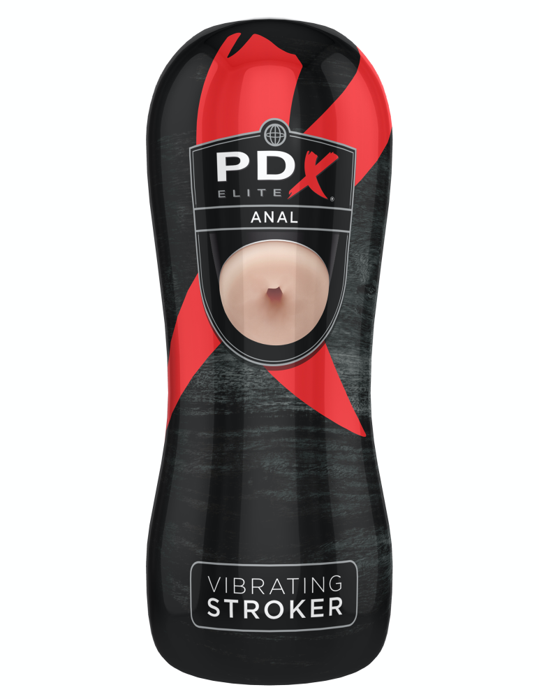 Vibrating Anal Stroker  Light/Black | ViPstore.hu - Erotika webáruház #1 - EAN 603912751444 | SKU PIPE0RD522