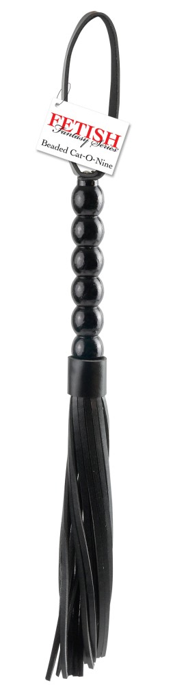 Beaded Cat-o-Nine Tails Black | ViPstore.hu - Erotika webáruház #1 - EAN 603912247961 | SKU PIPE370300