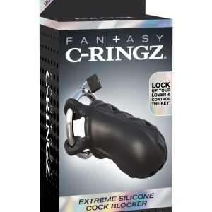 Extreme Silicone Cock Blocker  Black | ViPstore.hu - Erotika webáruház #1 - EAN 603912358636 | SKU PIPE592723