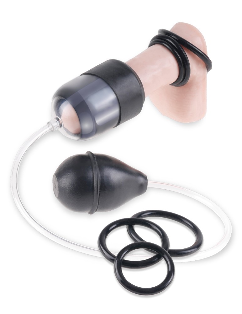 Suck N' Stroke Head Pump Clear/Black | ViPstore.hu - Erotika webáruház #3 - EAN 603912363302 | SKU PIPE210323