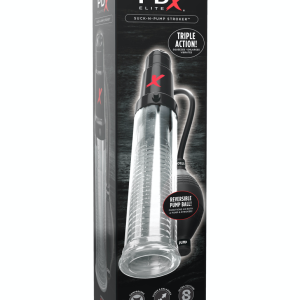 Suck-N-Pump Stroker Clear/Black | ViPstore.hu - Erotika webáruház #1 - EAN 603912751505 | SKU PIPE0RD528