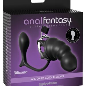 Ass-gasm Cock Blocker  Black | ViPstore.hu - Erotika webáruház #1 - EAN 603912755183 | SKU PIPE478323
