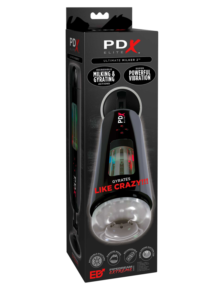 Ultimate Milker 2 Black | ViPstore.hu - Erotika webáruház #1 - EAN 603912770278 | SKU PIPE0RD539