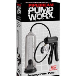 Pro-Gauge Power Pump Clear/Black | ViPstore.hu - Erotika webáruház #1 - EAN 603912755404 | SKU PIPE315123
