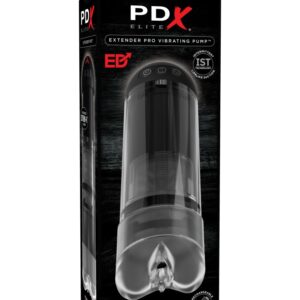 Extender Pro Vibrating Pump  Clear/Black | ViPstore.hu - Erotika webáruház #1 - EAN 603912755435 | SKU PIPERD5300