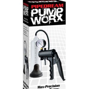 Max-Precision Power Pump  Clear/Black | ViPstore.hu - Erotika webáruház #1 - EAN 603912294668 | SKU PIPE327023