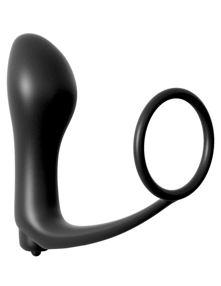 Ass-Gasm Cockring Vibrating Plug Black | ViPstore.hu - Erotika webáruház #2 - EAN 603912363388 | SKU PIPE468423