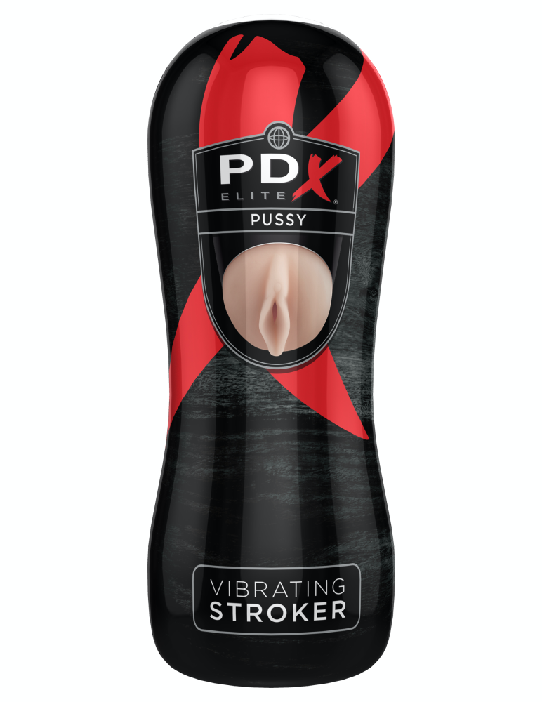 Vibrating Pussy Stroker Light/Black | ViPstore.hu - Erotika webáruház #2 - EAN 603912751437 | SKU PIPE0RD521