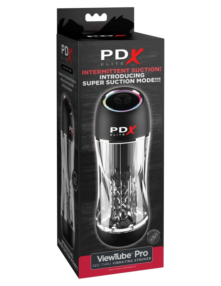 ViewTube Pro Clear/Black | ViPstore.hu - Erotika webáruház #1 - EAN 603912774597 | SKU PIPERD545