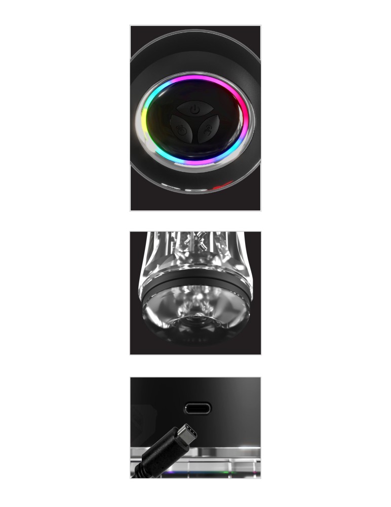 ViewTube Pro Clear/Black | ViPstore.hu - Erotika webáruház #4 - EAN 603912774597 | SKU PIPERD545