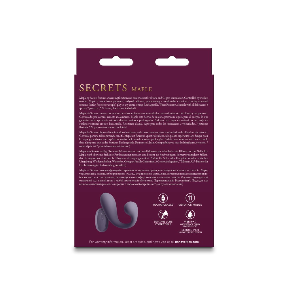 Secrets - Maple - Gray | ViPstore.hu - Erotika webáruház #4 - EAN 657447109195 | SKU NSTOYS1166