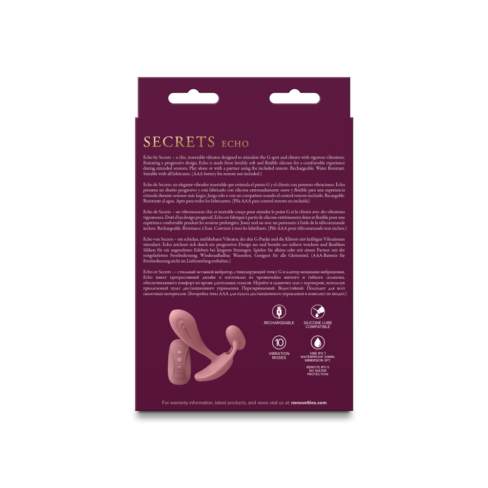 Secrets - Echo - Dusty Rose_B15O25_2 | ViPstore.hu - Erotika webáruház #4 - EAN 657447109232 | SKU NSTOYS1170